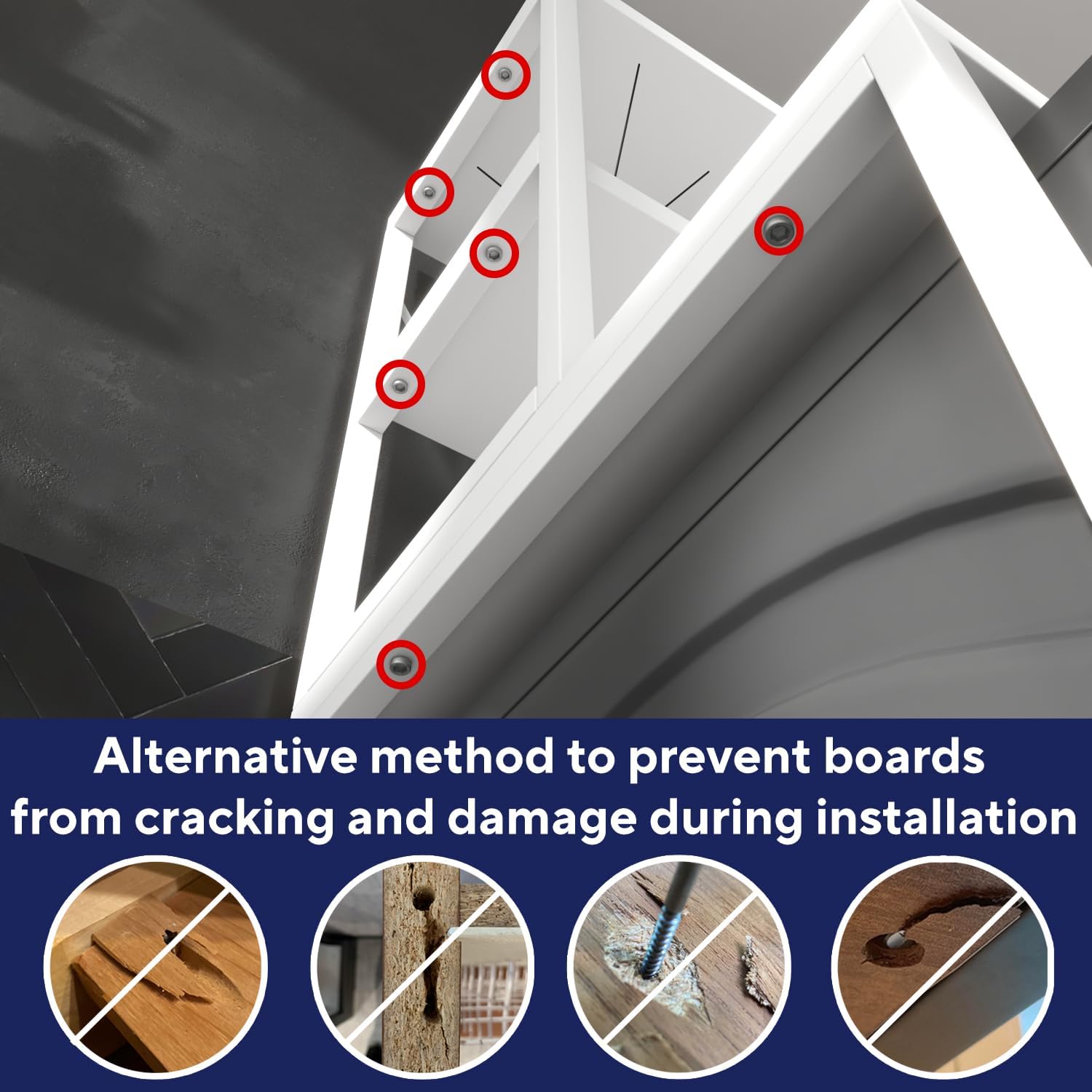Washelf White White Washing Machine Shelf Rack Side View