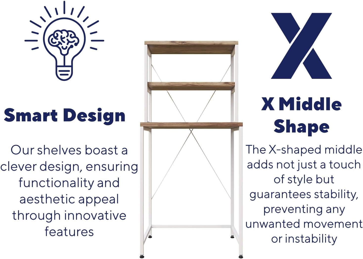 Washelf White Walnut Washing Machine Shelf Rack Property