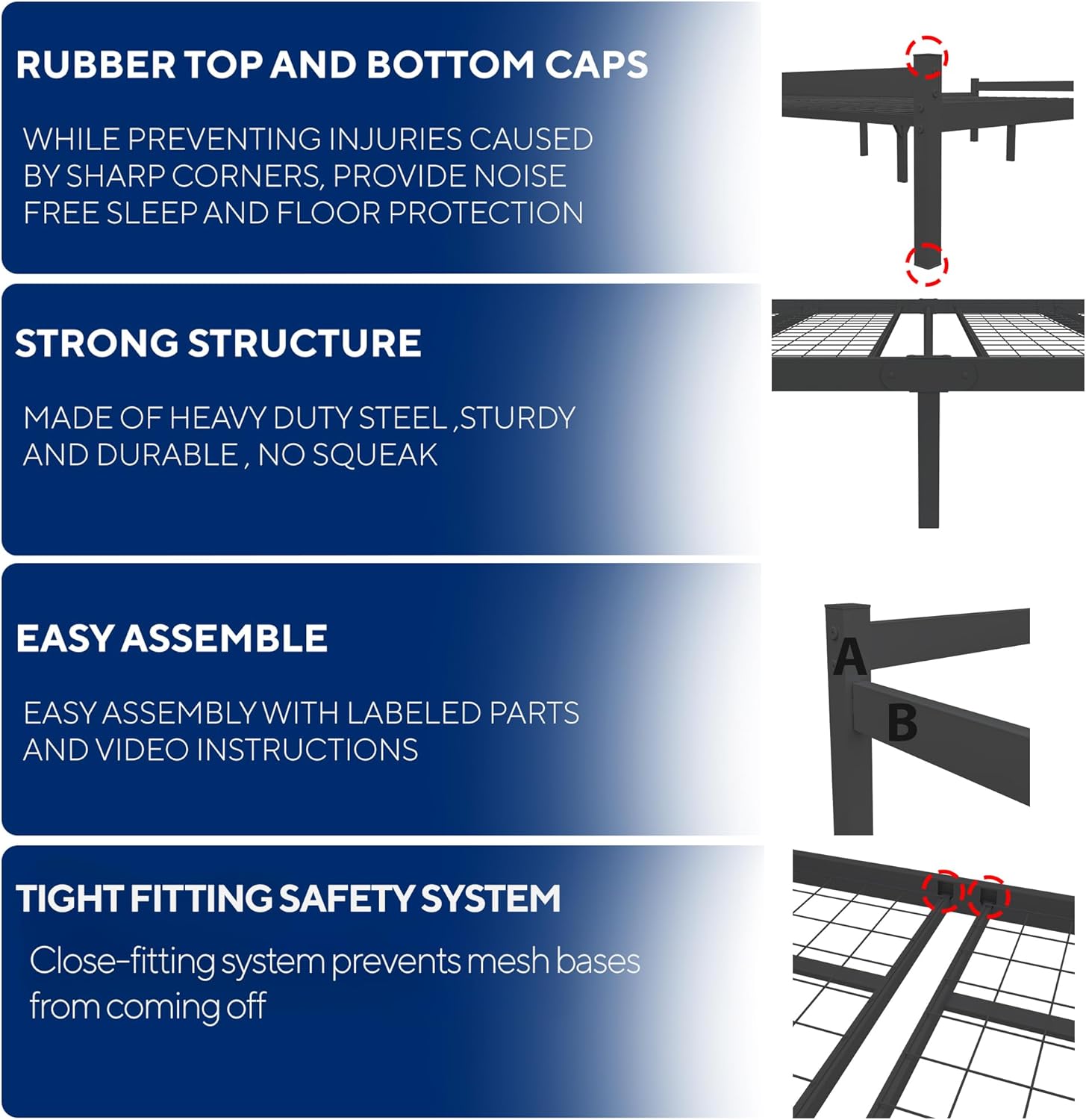 Felix 3ft Single Black Property
