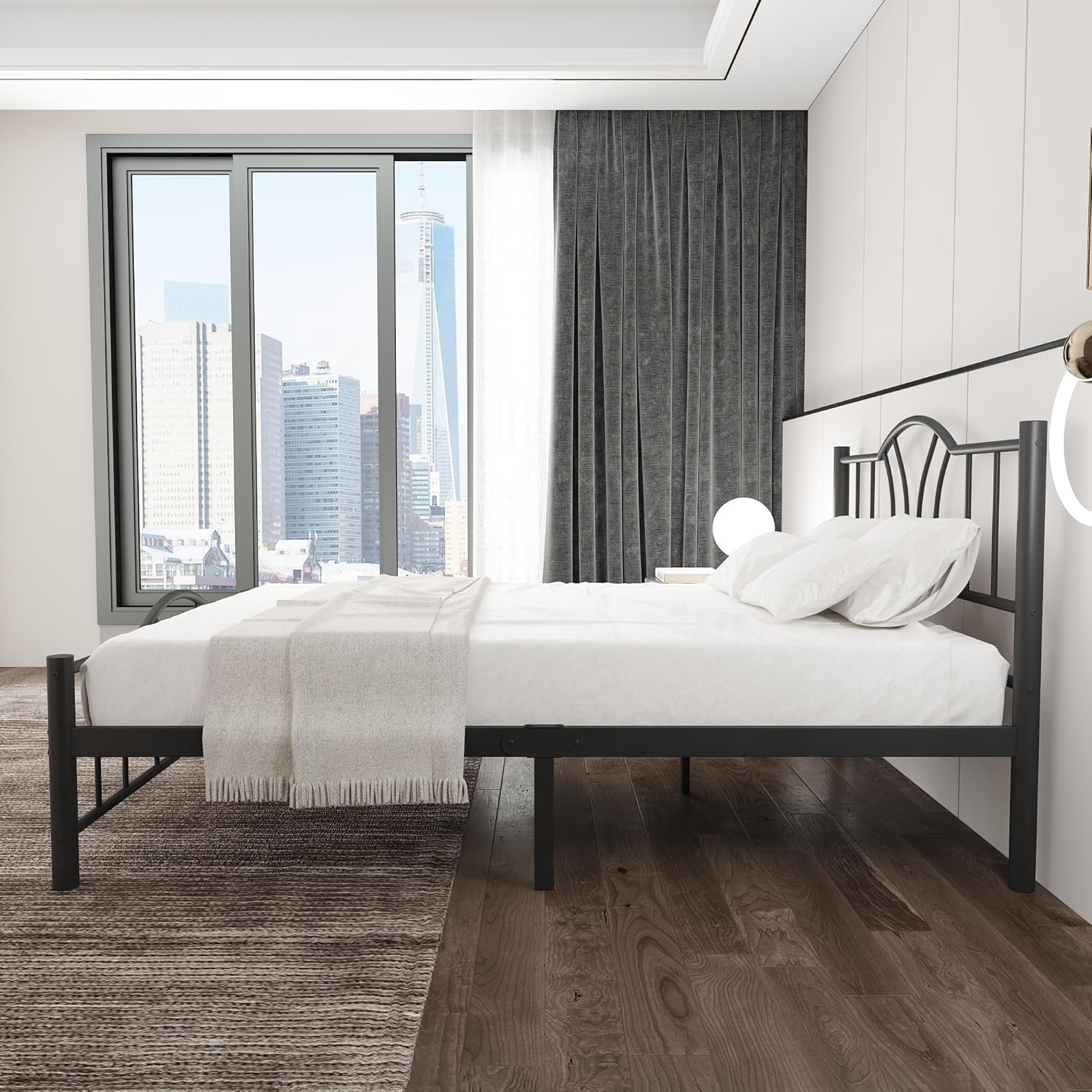 Bella 4ft6 Double Black Bed Feature