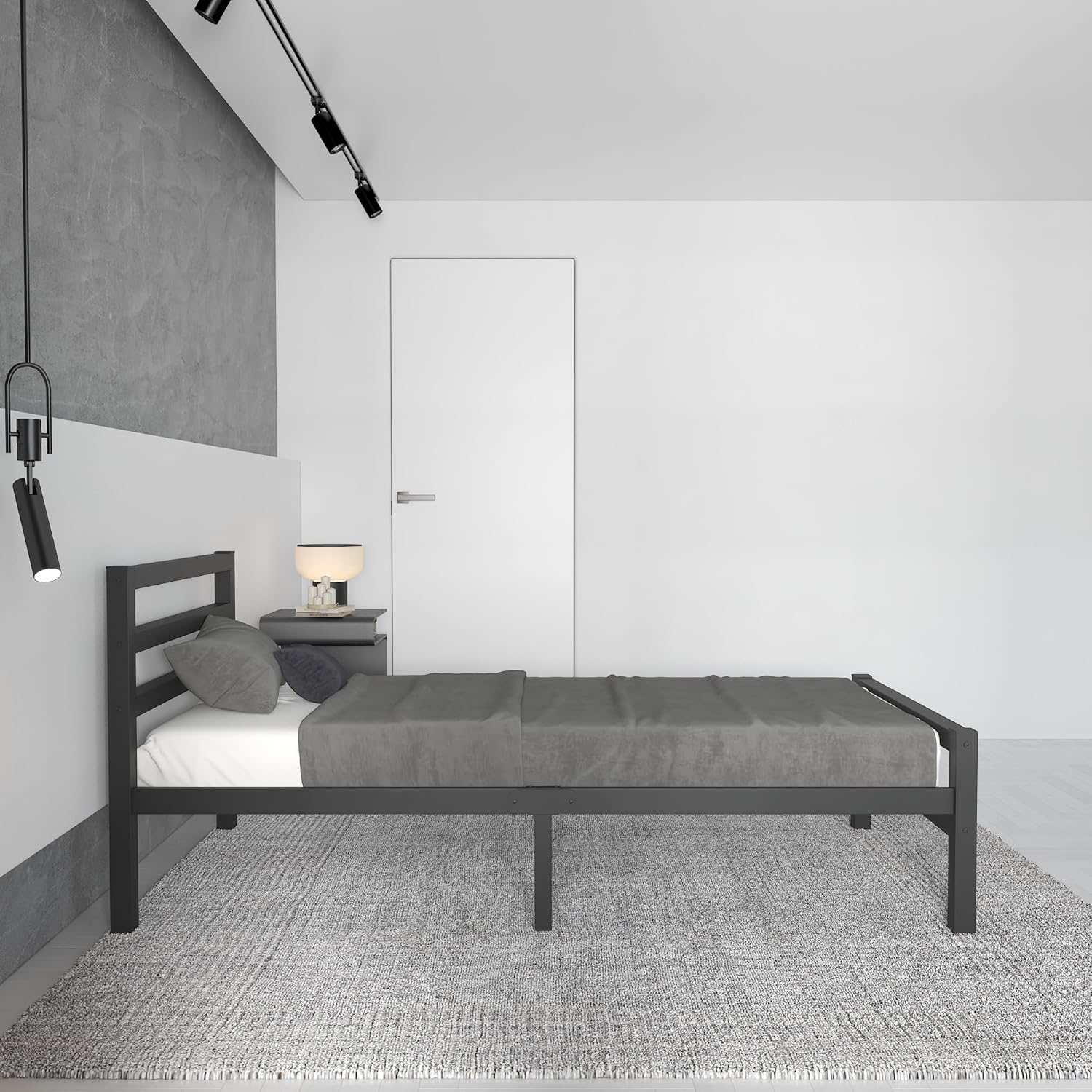 Buhara 3ft Single Black heavy duty mesh base bed frame Feature