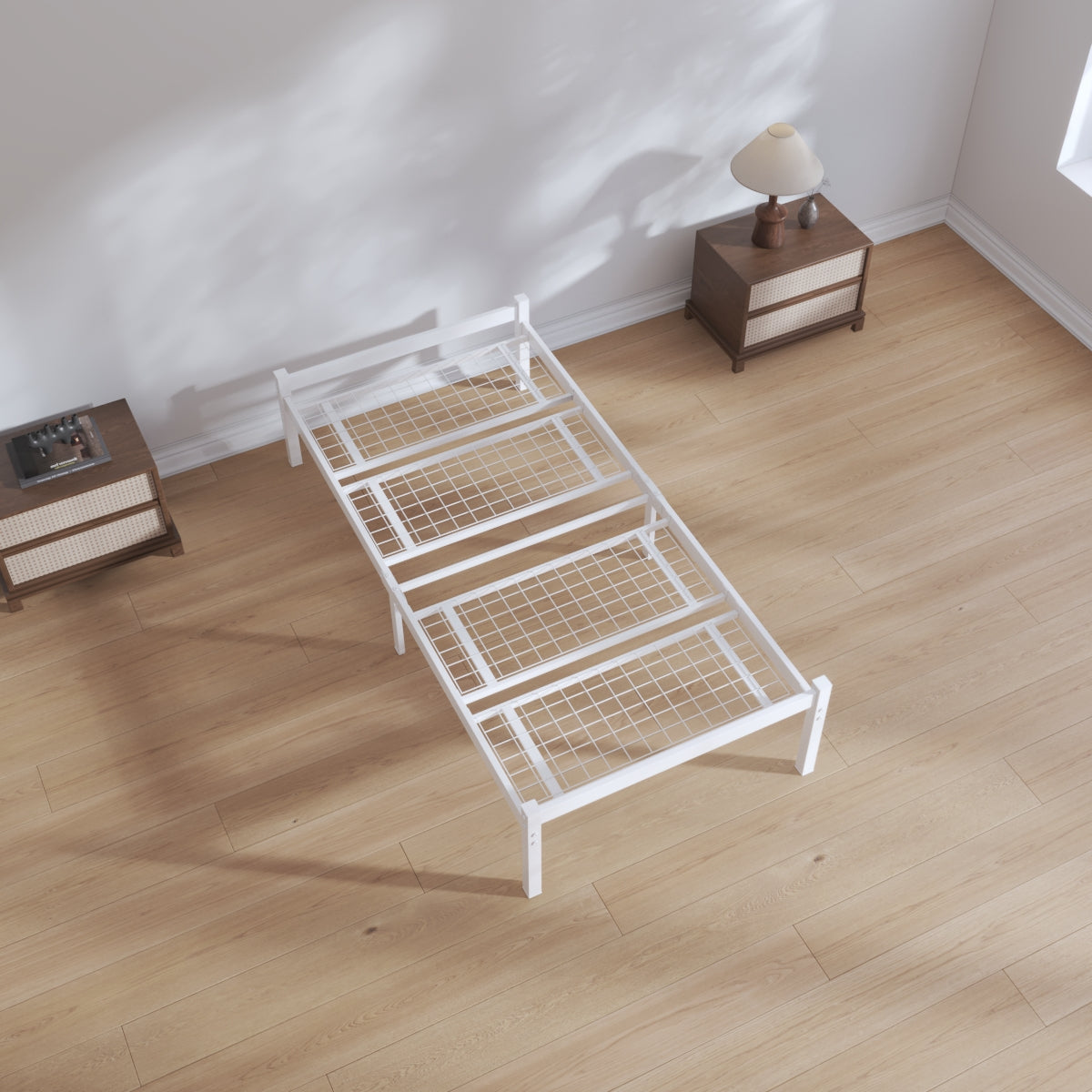 Felix 3ft Single White Top View