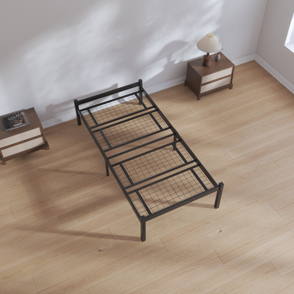 Felix 3ft Single Black Top View